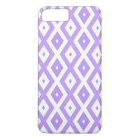 Purple and white diamond pattern