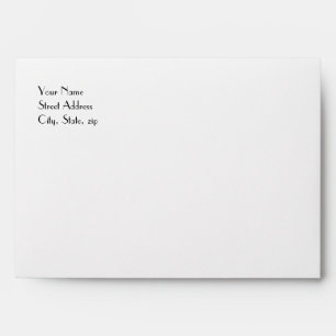 Purple and White Invitation Envelope