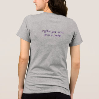 Purple and White Iris Women's T-Shirt Tri-Blend Shirt