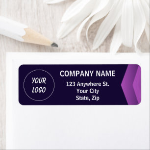 Purple And White Modern Professional