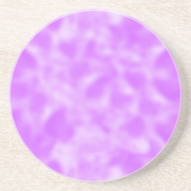 Purple and White Mottled Coaster (Front)