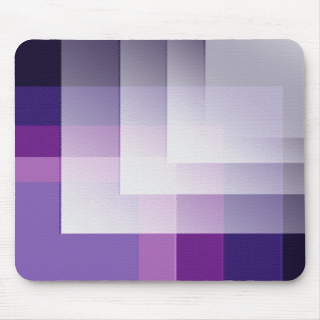 Purple and white mouse mat (Front)