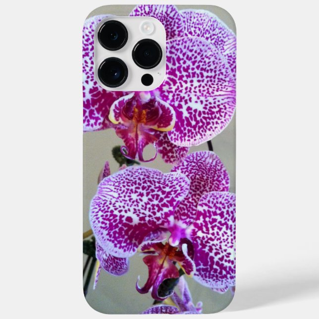 Purple and White Orchid Close-Up Photograph Case-Mate iPhone Case (Back)
