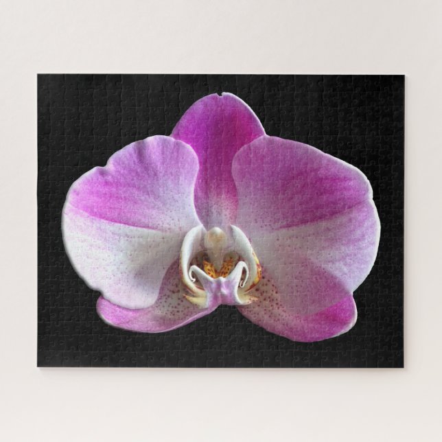 Purple and White Orchid Jigsaw Puzzle (Horizontal)