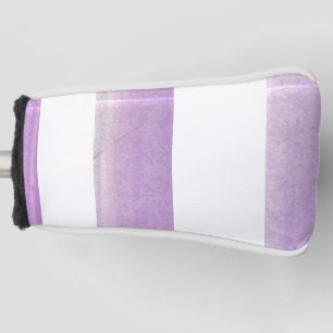 Purple and White Perfection  Golf Head Cover
