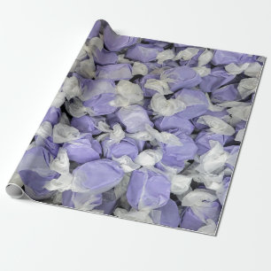 Purple and White Salt Water Taffy Wrapping Paper