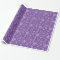 Purple and White Snowflake Pattern