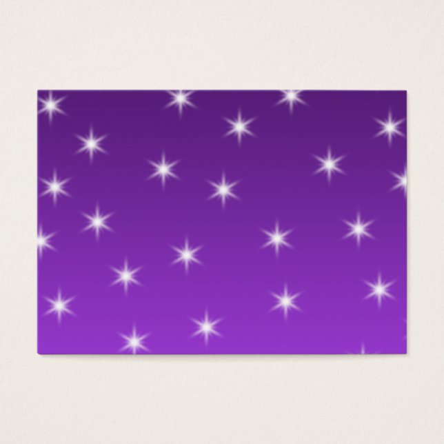 Purple and White Stars, Pattern. (Front)