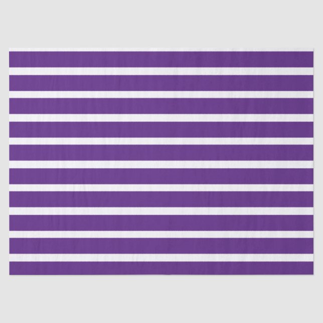 purple and white stripes tissue paper (Front)