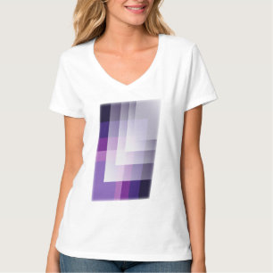 Purple and white T-Shirt