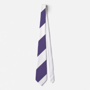 Purple and White Tie