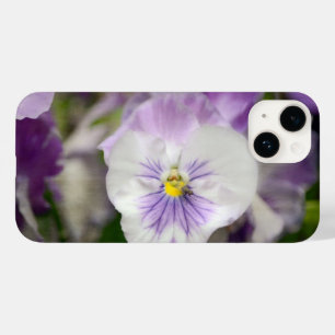 Purple and White Violas by Shirley Taylor Case-Mate iPhone 14 Case
