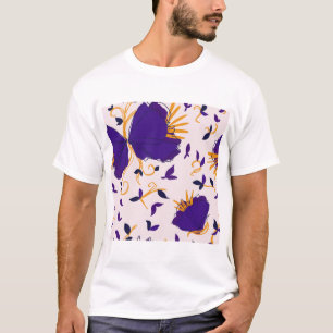 Purple and yellow flowers T-Shirt