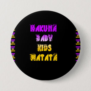 Purple and Yellow Hakuna Matata Baby Kids Gifts a