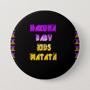 Purple and Yellow Hakuna Matata Baby Kids Gifts  a