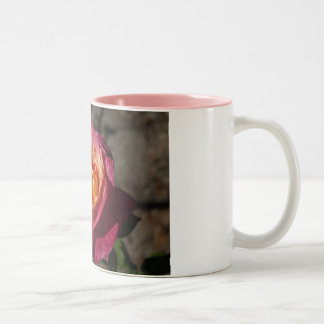 Purple and Yellow Rose Coffee Mug