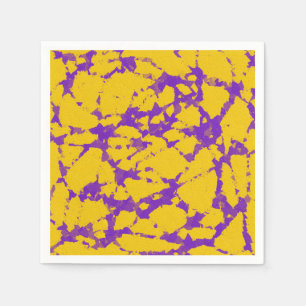 Purple and Yellow Tie Dye Napkin