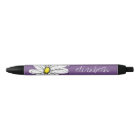 Purple and Yellow Whimsical Daisy Custom Text