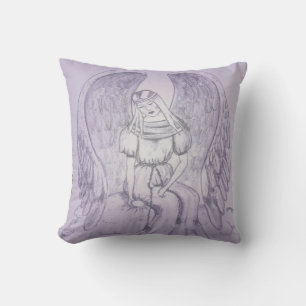 Purple Angel Cushion