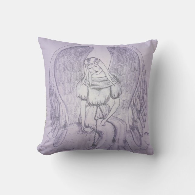 Purple Angel Cushion (Front)