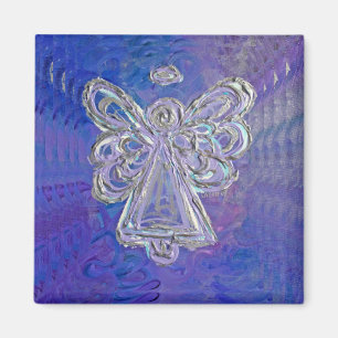 Purple Angel Magnet
