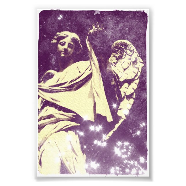 Purple Angel Photo Print (Front)