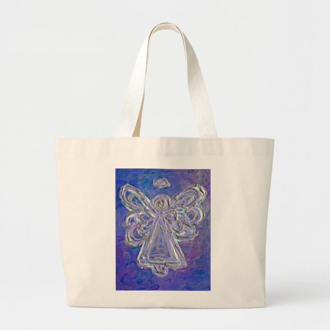 Purple Angel Tote Bag (Front)