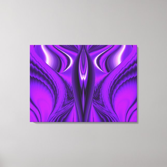 Purple Angel Wings Canvas Print (Front)