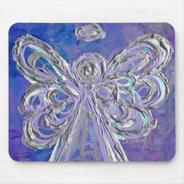 Purple Angels Mousepad (Front)