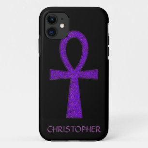 Purple Ankh iPhone 5 Case
