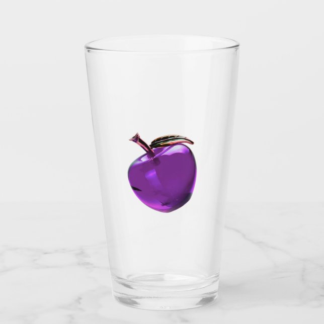 Purple Apple Glass (Front)