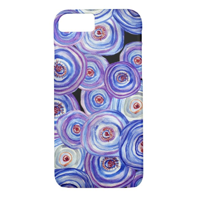 Purple  Apple iPhone 8/7, Barely There Case-Mate iPhone Case (Back)