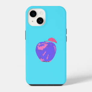 Purple Apple Pop Art iPhone 14 Case
