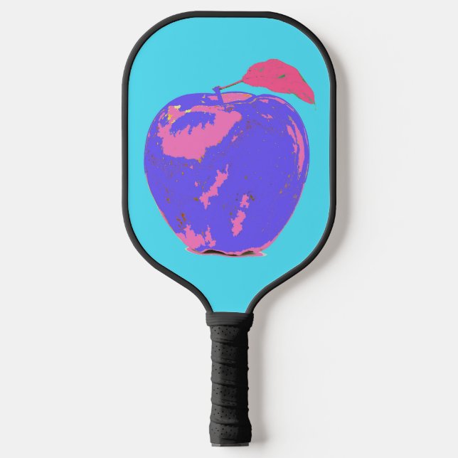 Purple Apple Pop Art Pickleball Paddle