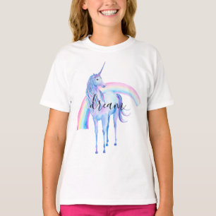 Purple Aqua Unicorn Dream T-Shirt
