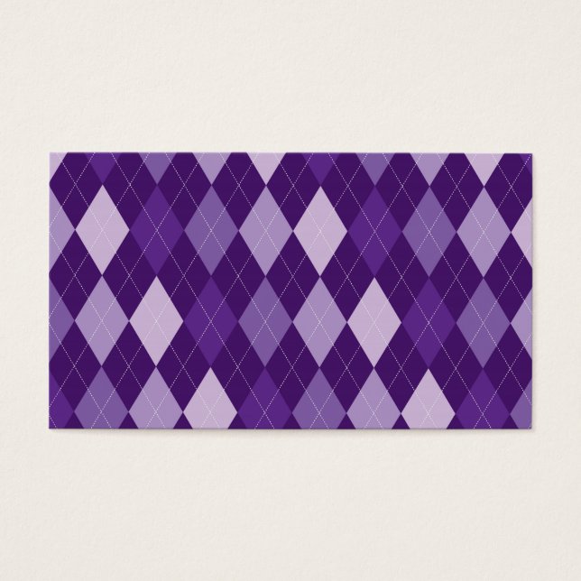 Purple argyle pattern (Front)