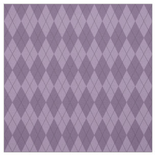 Purple Argyle Pattern Fabric