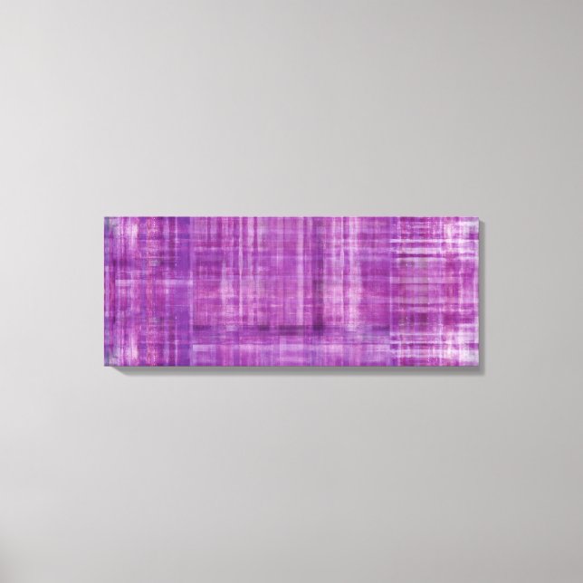 Purple Art Colour Painting Canvas Print (Front)