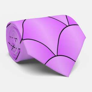 Purple Art Deco Design Tie