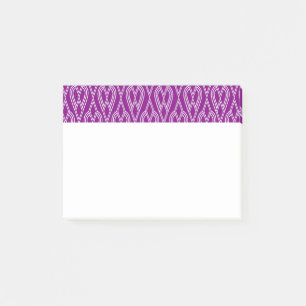 Purple Art Deco Flowerbeds  Post-it Notes