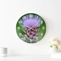 Purple Artichoke Thistle Head Floral
