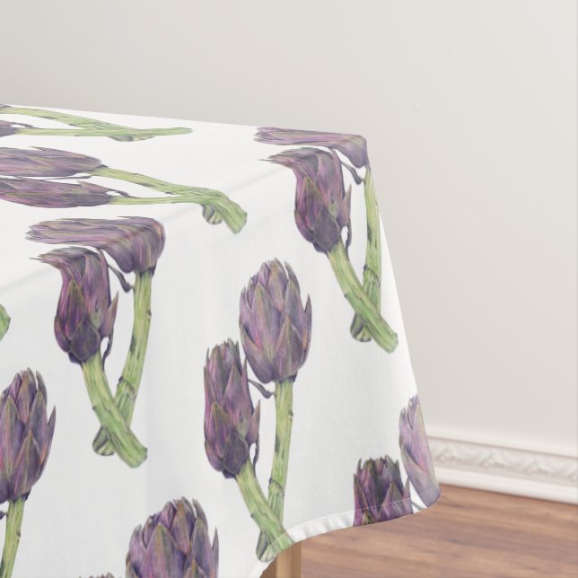 Purple Artichokes Tablecloth (In Situ)