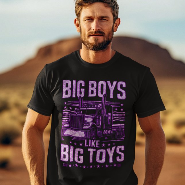 Purple artistry shows trucker pride T-Shirt (Creator Uploaded)