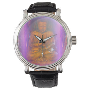 purple aura buddha watch