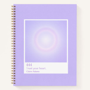 Purple Aura Swatch Angel Number Notebook