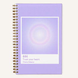 Purple Aura Swatch Angel Number Small Notebook