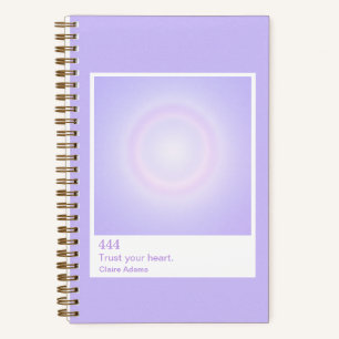 Purple Aura Swatch Angel Number Small Notebook