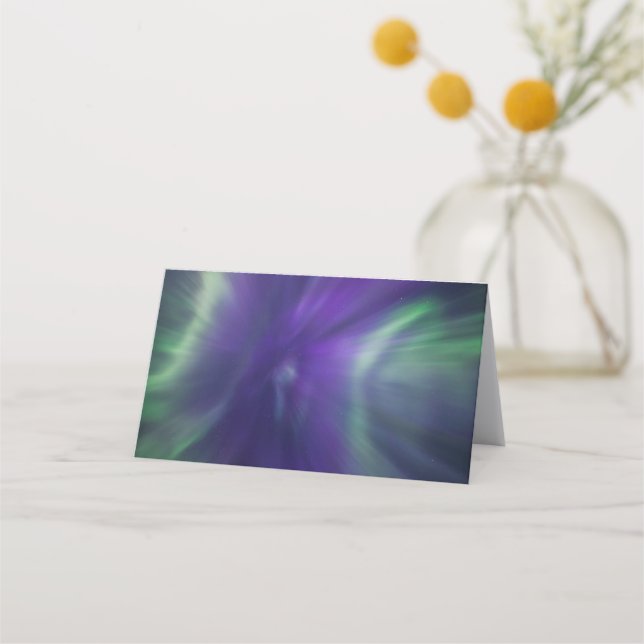 Purple Aurora Borealis Card (Front)