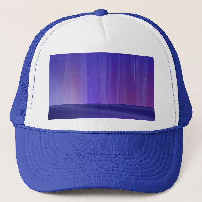 Purple Aurora Trucker Hat (Front)