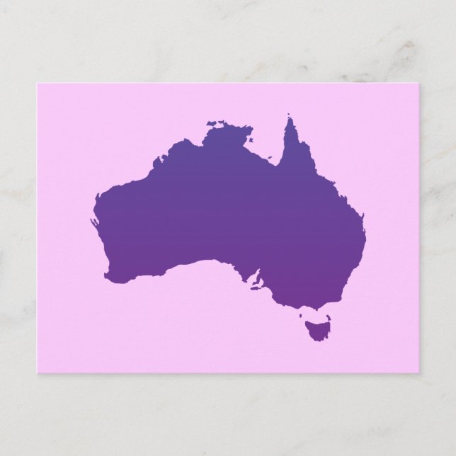Purple Australia Postcard (Front)
